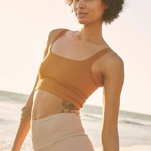 Happiness Runs square neck crop top by FP movement